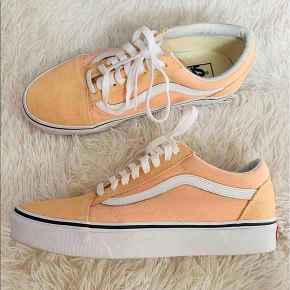 light orange vans